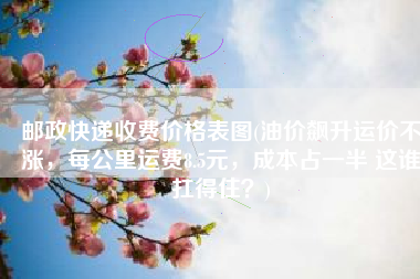 邮政快递收费价格表图(油价飙升运价不涨，每公里运费8.5元，成本占一半 这谁扛得住？)