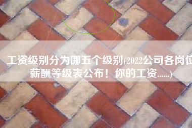 工资级别分为哪五个级别(2022公司各岗位薪酬等级表公布！你的工资......)