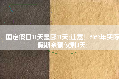 国定假日11天是哪11天(注意！2022年实际假期余额仅剩4天)