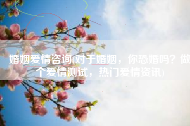 婚姻爱情咨询(对于婚姻，你恐婚吗？做个爱情测试，热门爱情资讯)