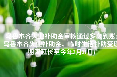 乌鲁木齐失业补助金审核通过多久到账(乌鲁木齐失业补助金、临时生活补助受理期限延长至今年3月31日)