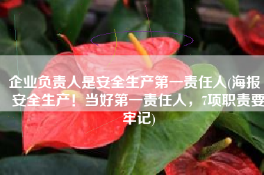 企业负责人是安全生产第一责任人(海报丨安全生产！当好第一责任人，7项职责要牢记)
