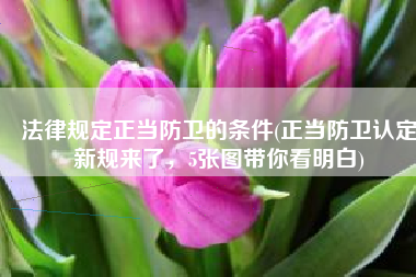 法律规定正当防卫的条件(正当防卫认定新规来了，5张图带你看明白)
