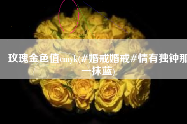 玫瑰金色值cmyk(#婚戒婚戒#情有独钟那一抹蓝)