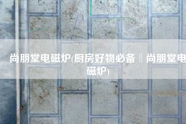 尚朋堂电磁炉(厨房好物必备‖尚朋堂电磁炉)