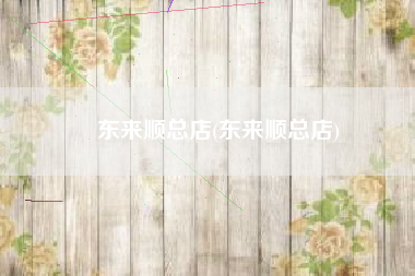 东来顺总店(东来顺总店)