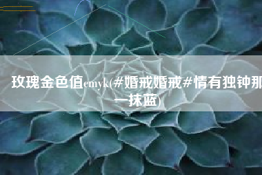 玫瑰金色值cmyk(#婚戒婚戒#情有独钟那一抹蓝) 玫瑰金色值cmyk(#婚戒婚戒#情有独钟那一抹蓝)