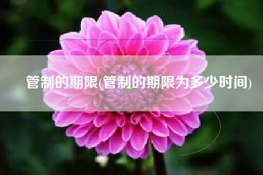 管制的期限(管制的期限为多少时间)