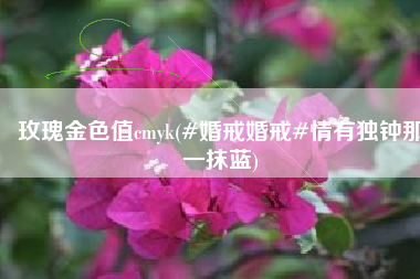 玫瑰金色值cmyk(#婚戒婚戒#情有独钟那一抹蓝)