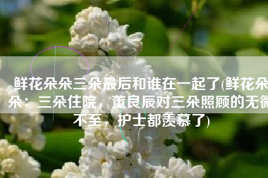 鲜花朵朵三朵最后和谁在一起了(鲜花朵朵：三朵住院，董良辰对三朵照顾的无微不至，护士都羡慕了)