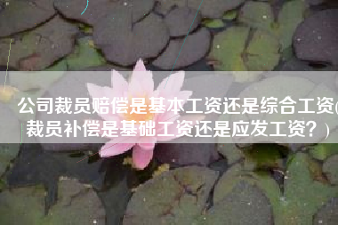 公司裁员赔偿是基本工资还是综合工资(裁员补偿是基础工资还是应发工资？)