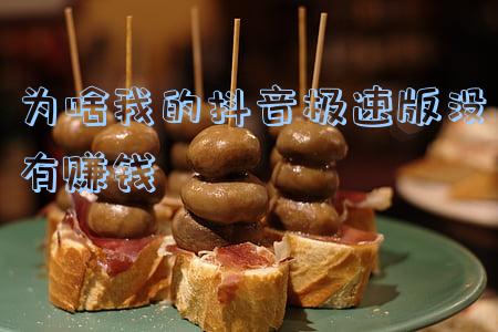 为啥我的抖音极速版没有赚钱