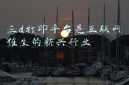 三d打印平台是互联网催生的新兴行业