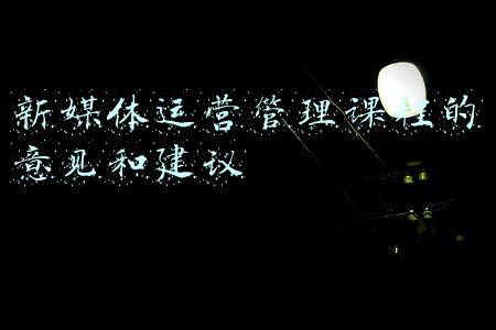 新媒体运营发展意见和建议(周朝阳：完美日记网络营销策划意见和建议)
