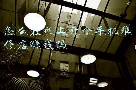 怎么在网上开个手机维修店赚钱吗
