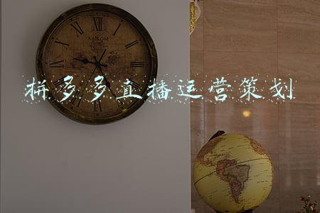 拼多多直播运营策划