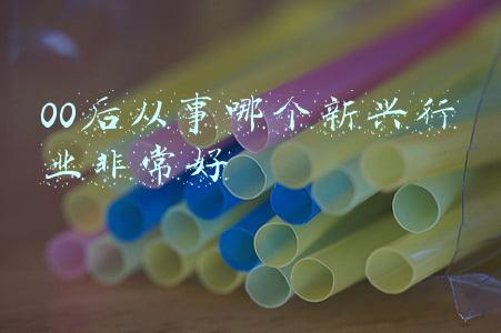00后从事哪个新兴行业非常好