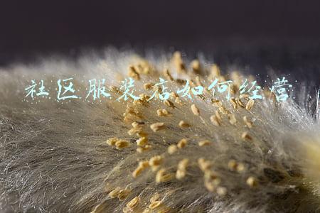 小区服装店怎么经营-服装店开在小区里怎么经营