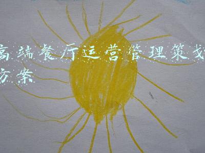 高端餐厅运营管理策划方案