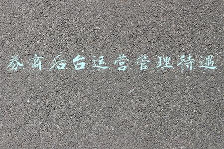 券商后台运营管理待遇