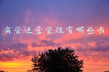 商管运营管理有哪些书