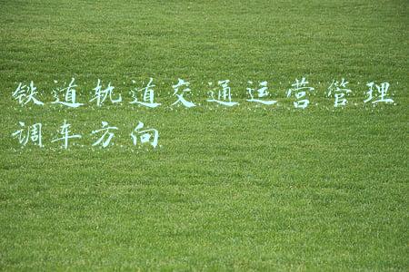 铁道轨道交通运营管理调车方向