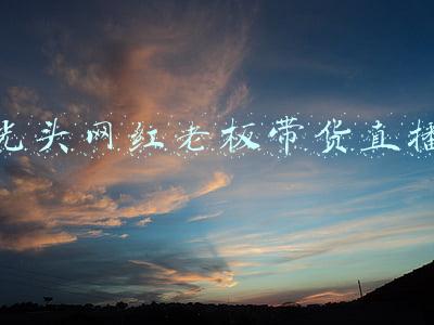 光头网红老板带货直播