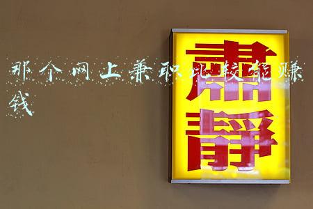 网上兼职能赚钱吗(网络兼职到底能不能挣钱？)