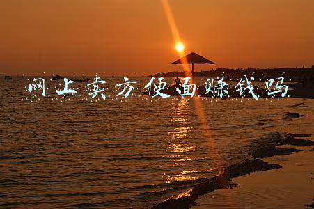 网上卖方便面赚钱吗
