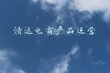 清远电商产品运营