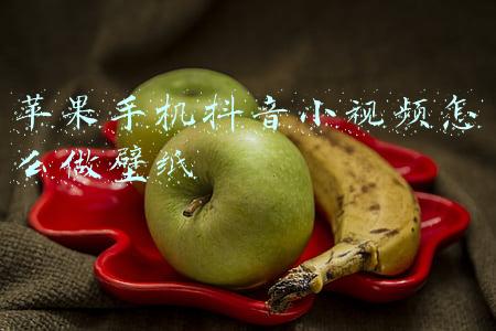 iphone怎么把抖音的视频做成壁纸(如何将抖音中喜欢的视频做成动态壁纸)