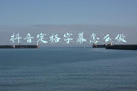 抖音定格字幕怎么做