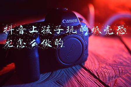 抖音上孩子玩的纸壳恐龙怎么做的
