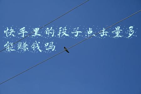 快手段子热门有钱赚吗(有人玩快手月入210万！他是怎么做到的？)