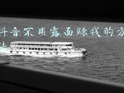 抖音不用露面赚钱的方法