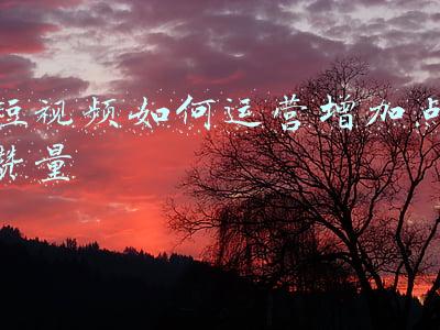 短视频如何运营增加点赞量