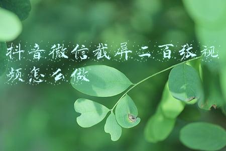 微信截屏做视频(微信朋友圈发9张以上照片将转成视频！网友评论：幻灯片放映？)