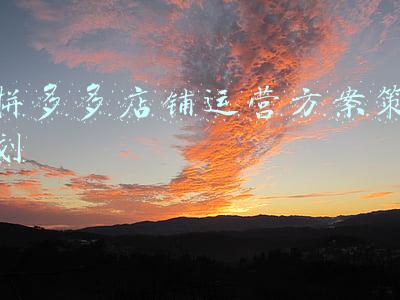 拼多多店铺运营方案策划