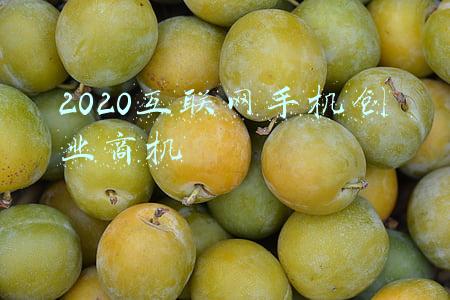 2020互联网手机创业商机