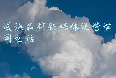 威海品牌新媒体运营公司电话