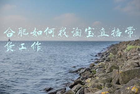 合肥如何找淘宝直播带货工作