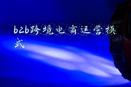 b2b跨境电商运营模式