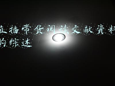 直播带货阅读文献资料的综述