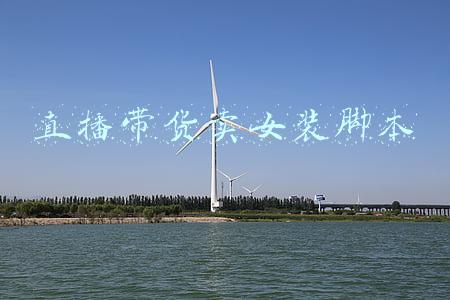 直播带货卖女装脚本