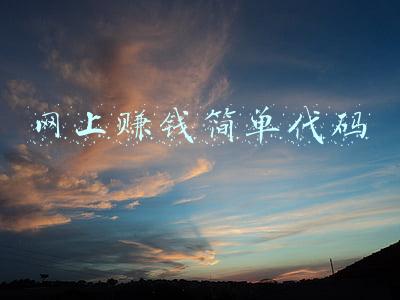 网上赚钱简单代码