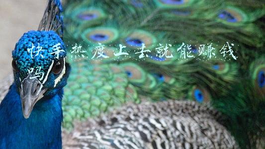 快手热度上去就能赚钱吗