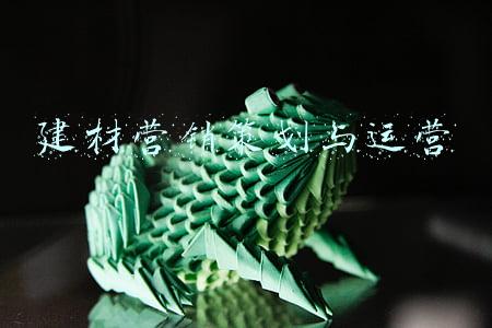 建材门店管理与营销(建材家居门店的销售策划)