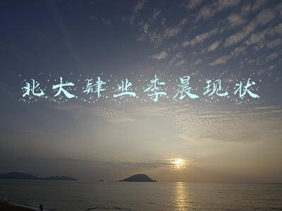 北大肄业李晨现状
