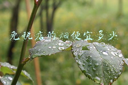 免税店的烟便宜多少 免税店的烟便宜多少