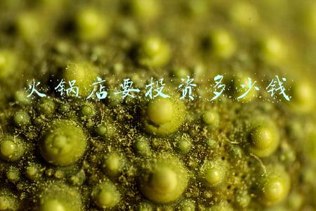 开火锅店成本多少钱啊 知乎-开火锅店成本多少钱啊